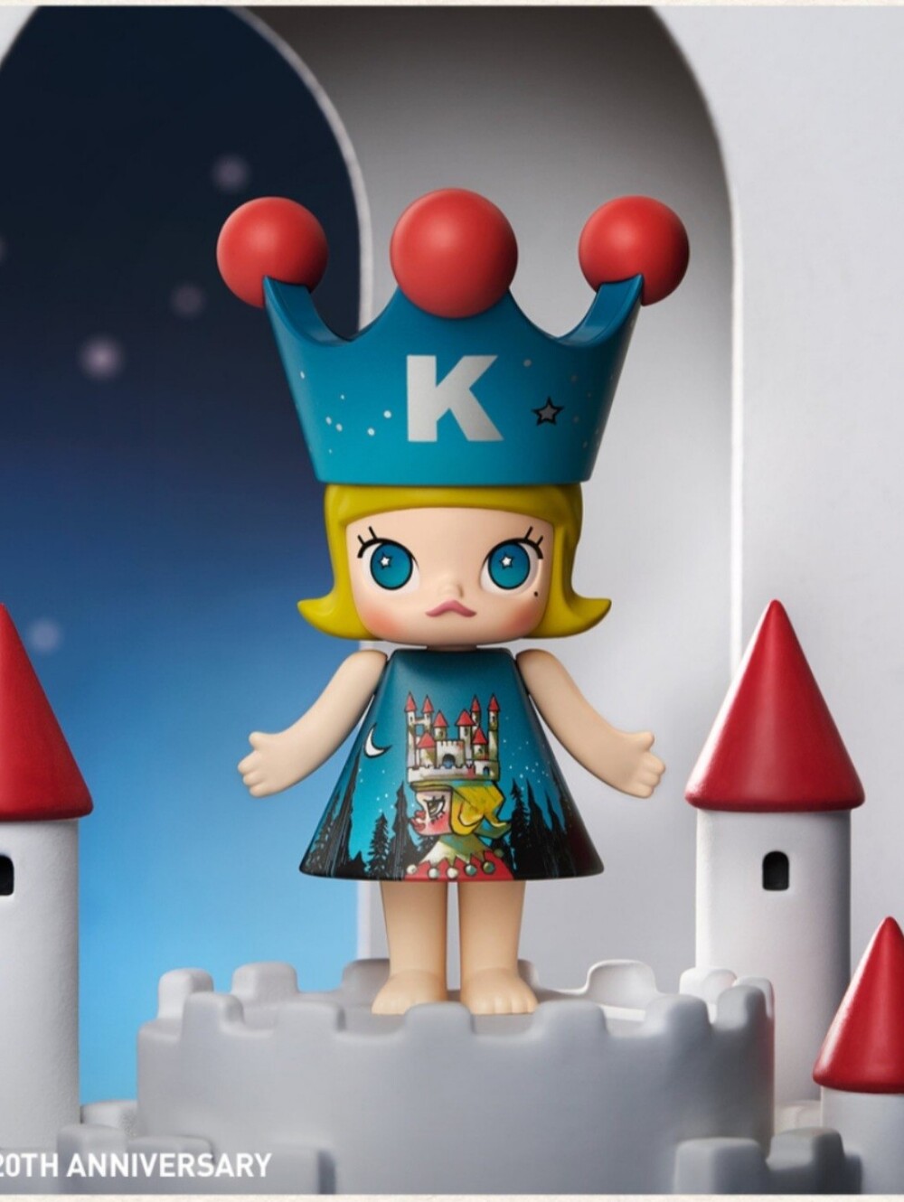 Pop Mart Mega Royal Molly 100%- 20th Anniversary